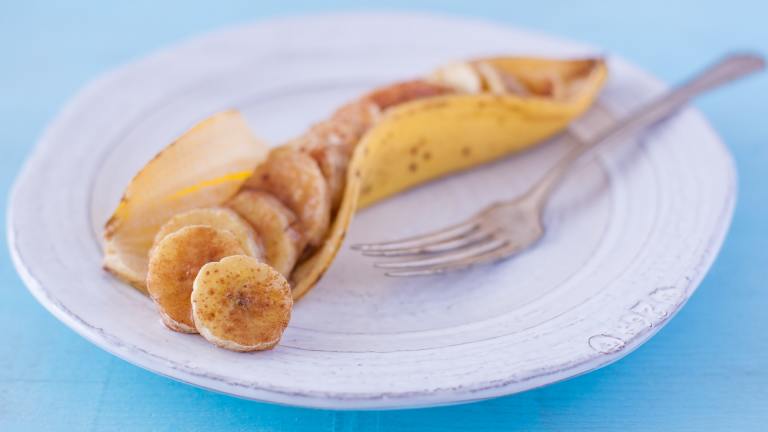 Baked Banana With Cinnamon & Honey (Low Fat / Healthy) created by DianaEatingRichly