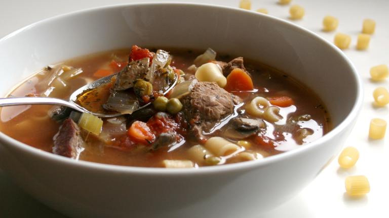 Spicy Beef Vegetable Soup Created by Cookin-jo