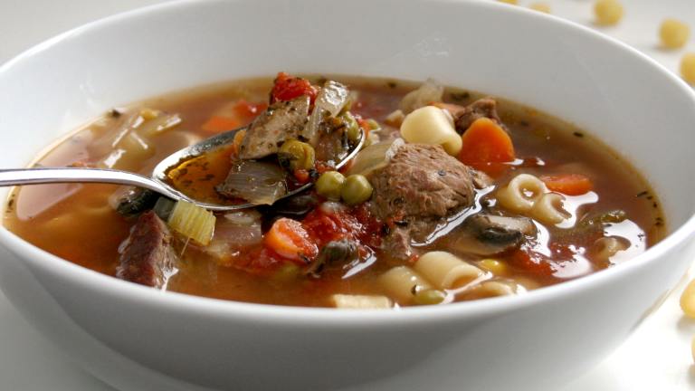 Spicy Beef Vegetable Soup Created by Cookin-jo