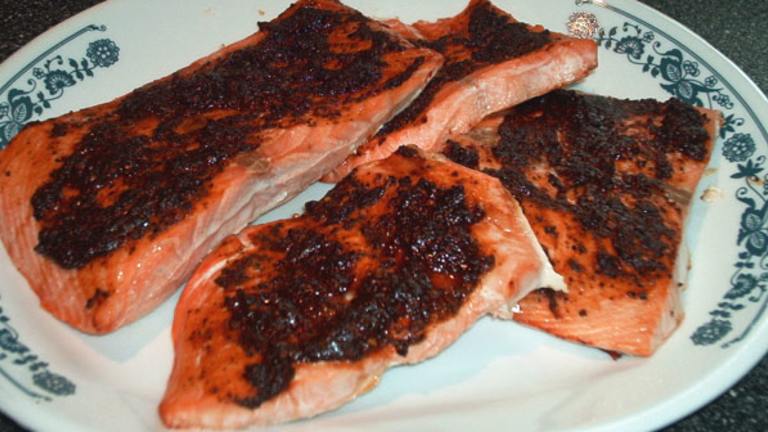 Chili-Rubbed Salmon Created by Outta Here
