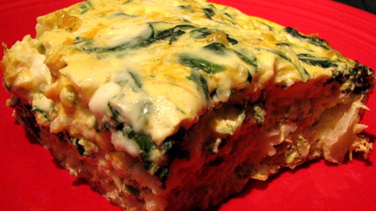 Cheesy Spinach Casserole Created by Brooke the Cook in 