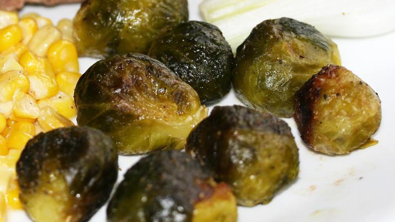 Low-Fat Roasted Brussels Sprouts Created by sloe cooker