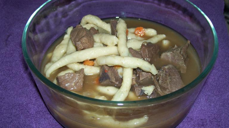 Venison and Noodles Created by Huskergirl