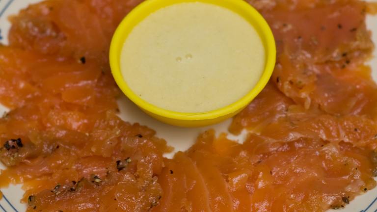 Cold Salmon With Mustard Sauce Recipe created by Michelle Berteig