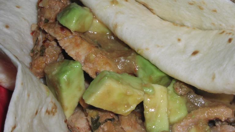 Lime and Beer Pork With Easy Chunky Guacamole Created by teresas