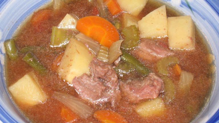 Baby's Vegetable and Beef Soup for the Crock Pot created by Heydarl
