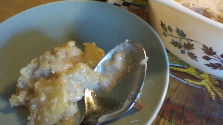 Easy Southern Peach Cobbler Created by Adrienne in Reister