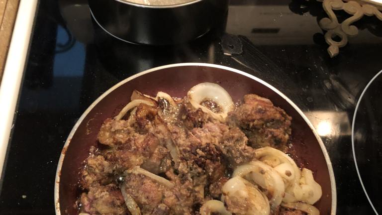 Italian Inn Fried Chicken Livers and Onions Created by snffls7