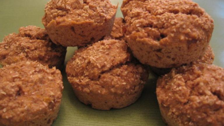 Fat-Free Peach Bran Muffins Created by Engrossed