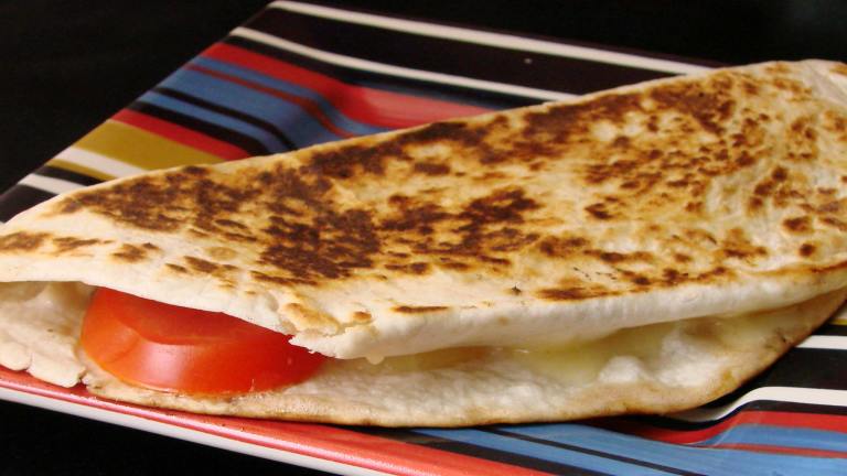 Tomato and Cheese Quesadilla Created by Boomette