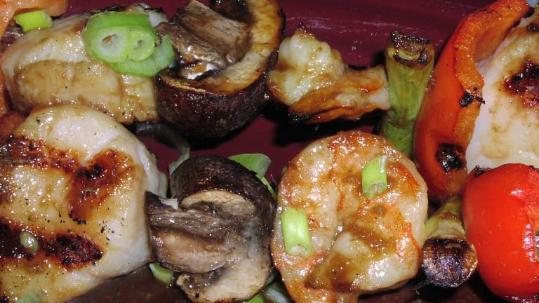 Soy-Wasabi Shrimp and Scallop Skewers - Weight Watchers Created by teresas