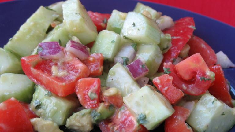 Pepper and Cucumber Salad Created by Redsie