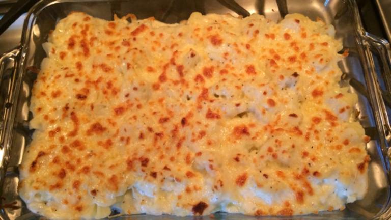 Baked Cauliflower in Cheese Sauce Created by Shirl M.