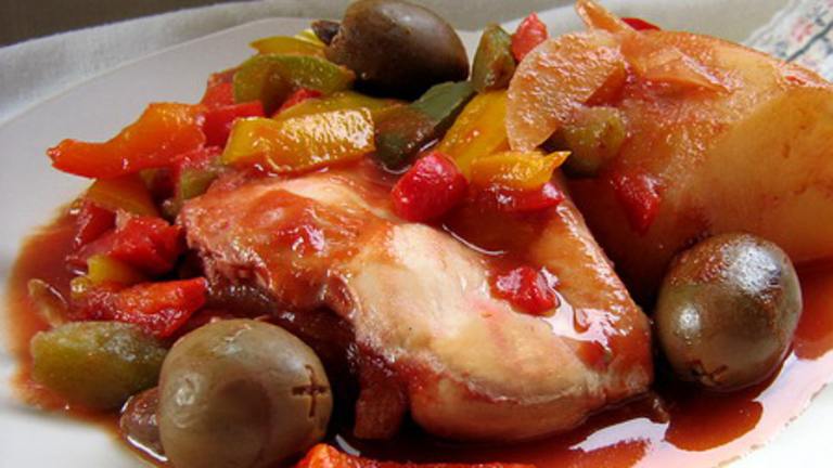 Slow Cooker Chicken With Olives Created by Annacia