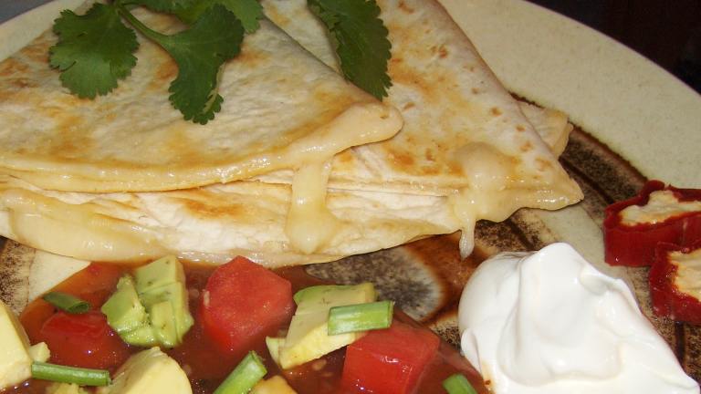 Manchego Cheese Quesadillas for 2 created by Elly in Canada