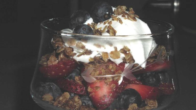 Red, White and Blueberry Crisp  (Ww 2 Points) Created by teresas
