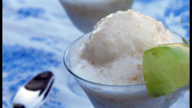 Pear Apple Sorbet Created by Dine  Dish