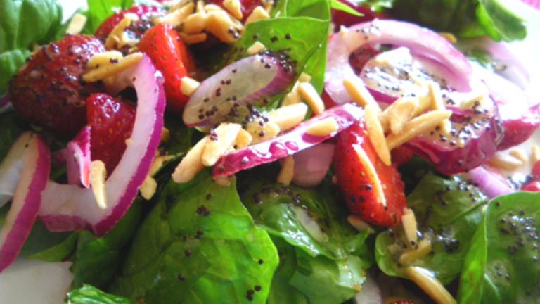 spinach strawberry salad Created by Bergy