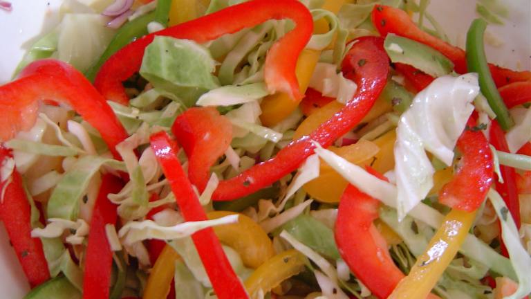 Tri-Color Bell Pepper, Pineapple Cole Slaw Created by mliss29