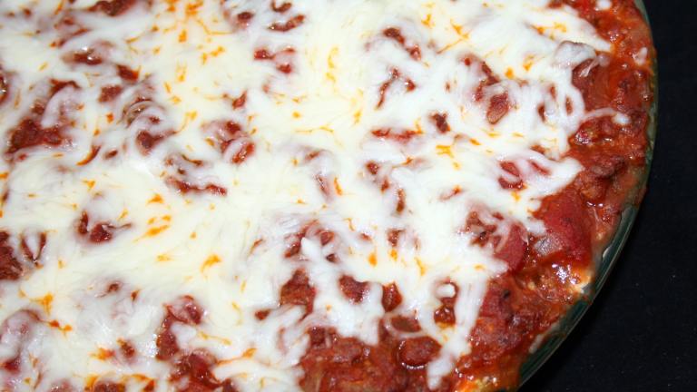 Baked Spaghetti Pie Created by Tinkerbell