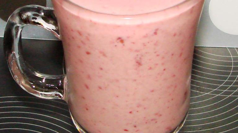 Raspberry Banana Yogurt Smoothie Recipe Food