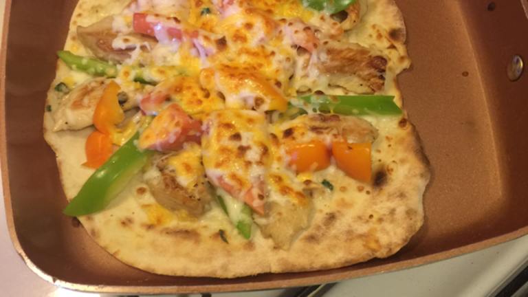 Grilled Chicken Margherita Tostada Pizzas Created by Anonymous