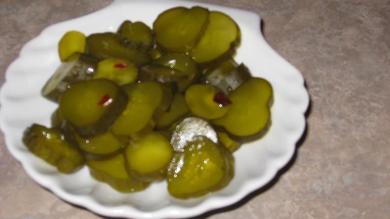 Homemade Sweet Dill Yum-Yum Pickles created by FrenchBunny