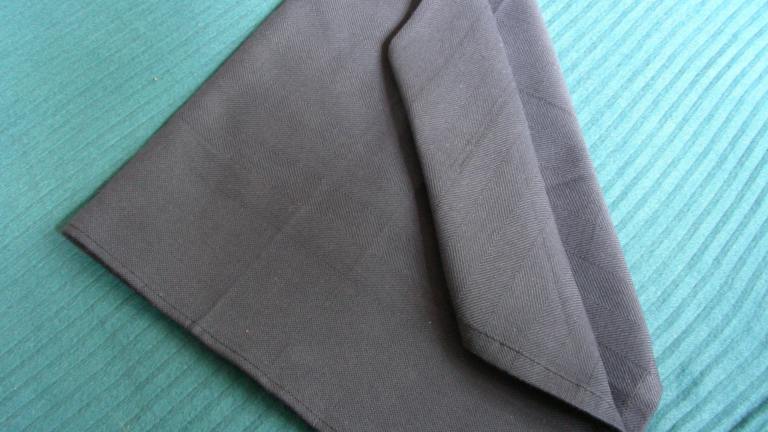 Simple Serviette Napkin Pocket With Pointed Top Recipe Food