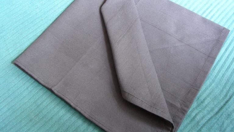 Simple Serviette Napkin Pocket With Pointed Top Recipe Food