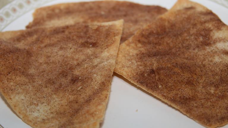 Cinnamon-Sugar Tortilla Chips Created by Texas Aggie Mom