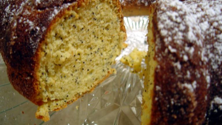 Almond Poppy Seed Cake Created by PalatablePastime