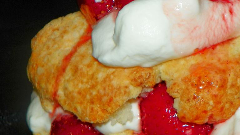Strawberry Shortcake With Buttermilk Biscuits Created by Baby Kato