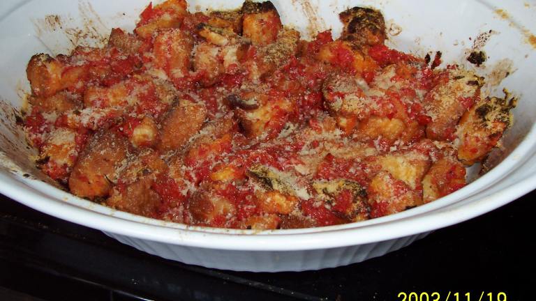 Tomato Bread Pudding created by Southern Sugar Dump