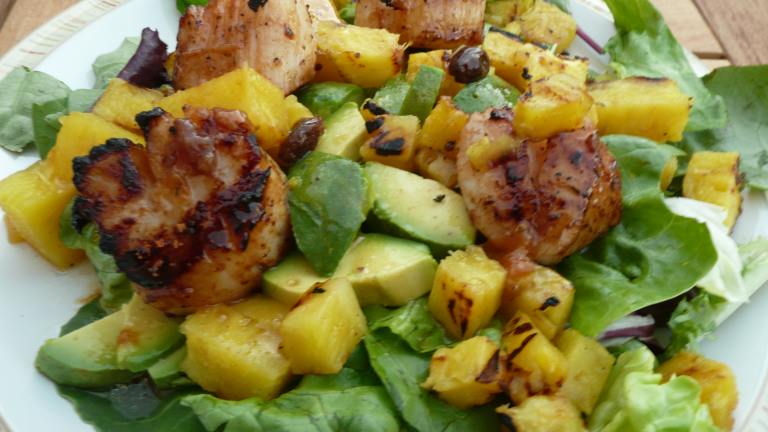 Caribbean Grilled Scallop Salad created by CaliforniaJan
