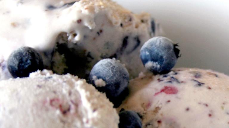 Blueberry Ice Cream (For Ice Cream Machine) Created by Cookin-jo