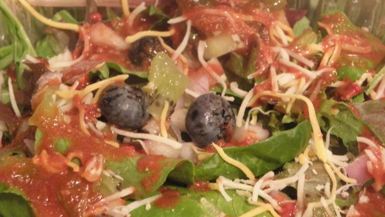 Arugula Salad With Berry Dressing created by BLUE ROSE