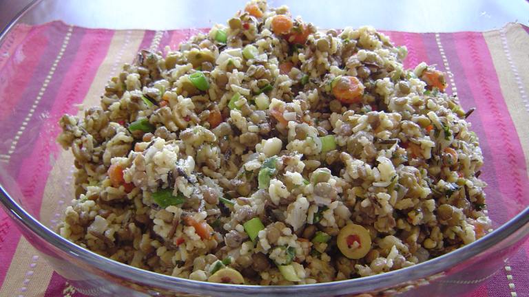 Lentil and Rice Salad Created by Japanese Delight