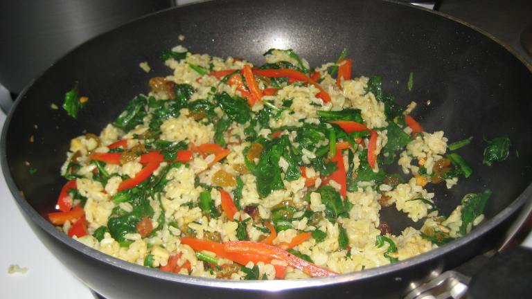 Mediterranean Spinach and Rice Created by mikey  ev