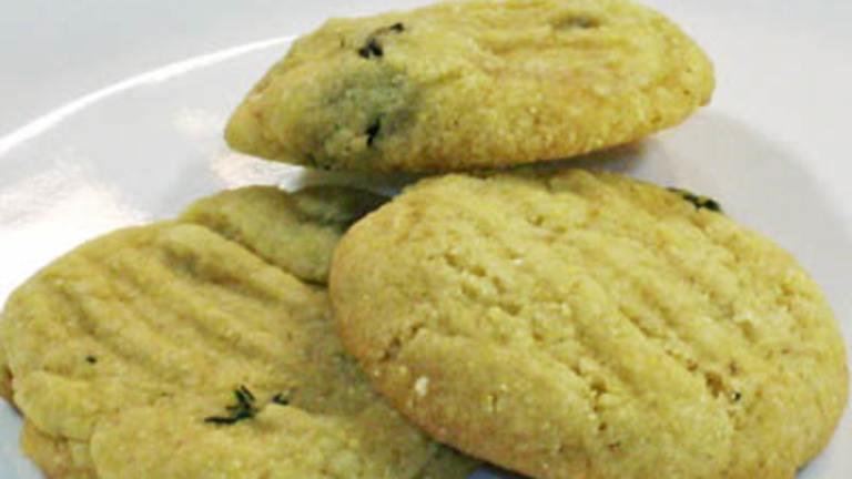 Chef Joey's Vegan Cornmeal-Thyme Cookies Created by Chef Joey Z.
