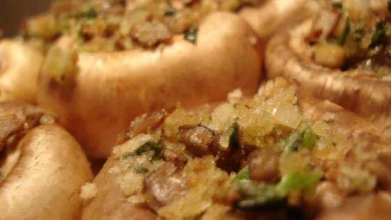 Green Onion & Dill Stuffed Mushrooms created by OrangeLuna