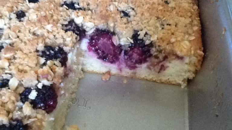 Blackberry Cream Cheese Coffee Cake Created by threehand