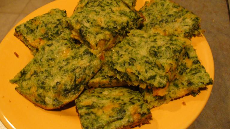 Spinach Cheese Squares Created by Montana Heart Song