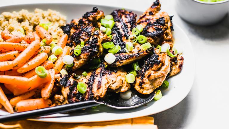 Grilled Peanut Butter Chicken created by Ashley Cuoco