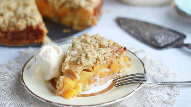 Peaches & Cream Pie created by Swirling F.