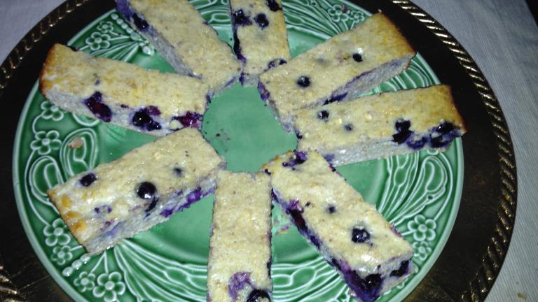 Homemade Blueberry Protein Bars Created by JulieB713