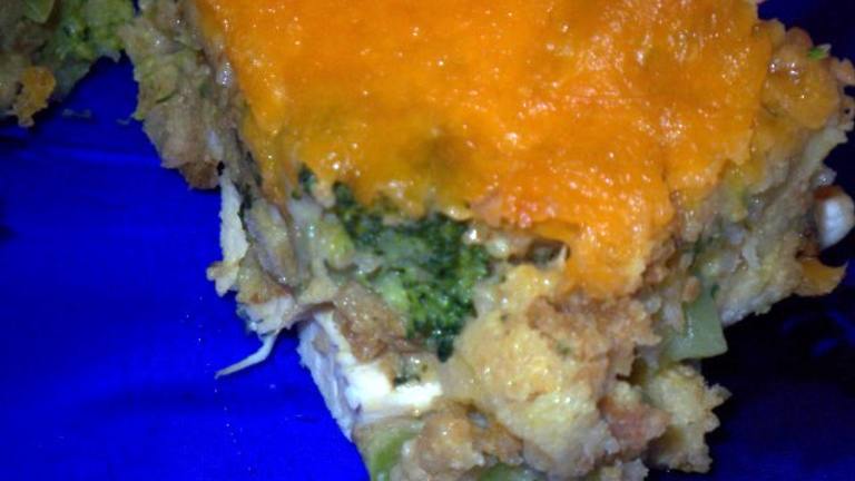 Chicken, Broccoli, and Stuffing Casserole Created by Creation In Hope