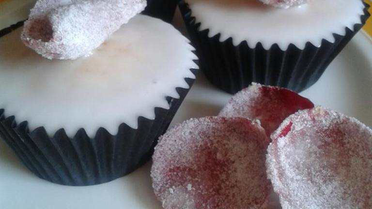 Homemade Crystallised Rose Petals Created by Seren S