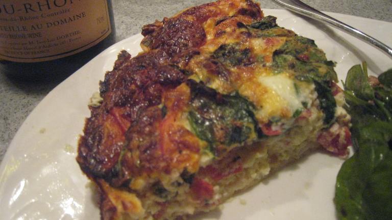 Healthy Turkey Bacon Quiche created by Liza at Food.com