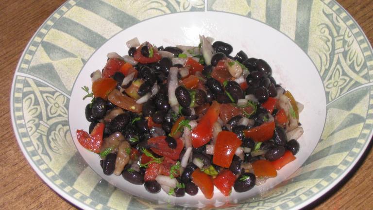 Banana Black Bean Salad Created by Food Snob in Israel