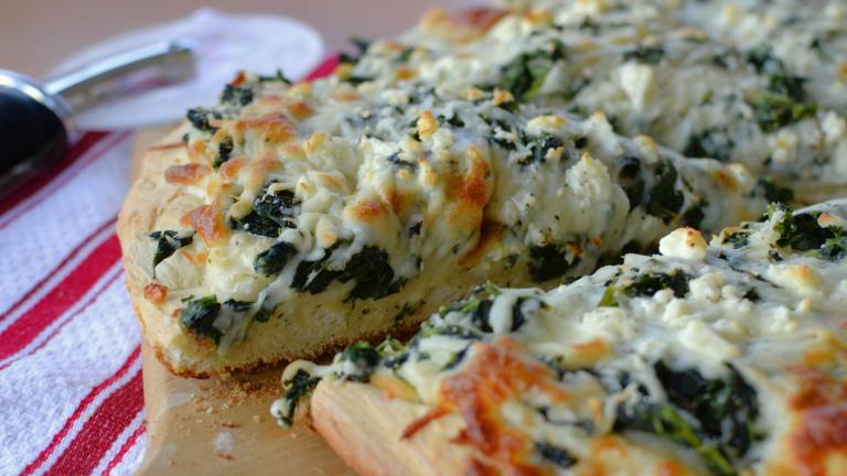 White Spinach Pizza - OAMC created by Marg CaymanDesigns 